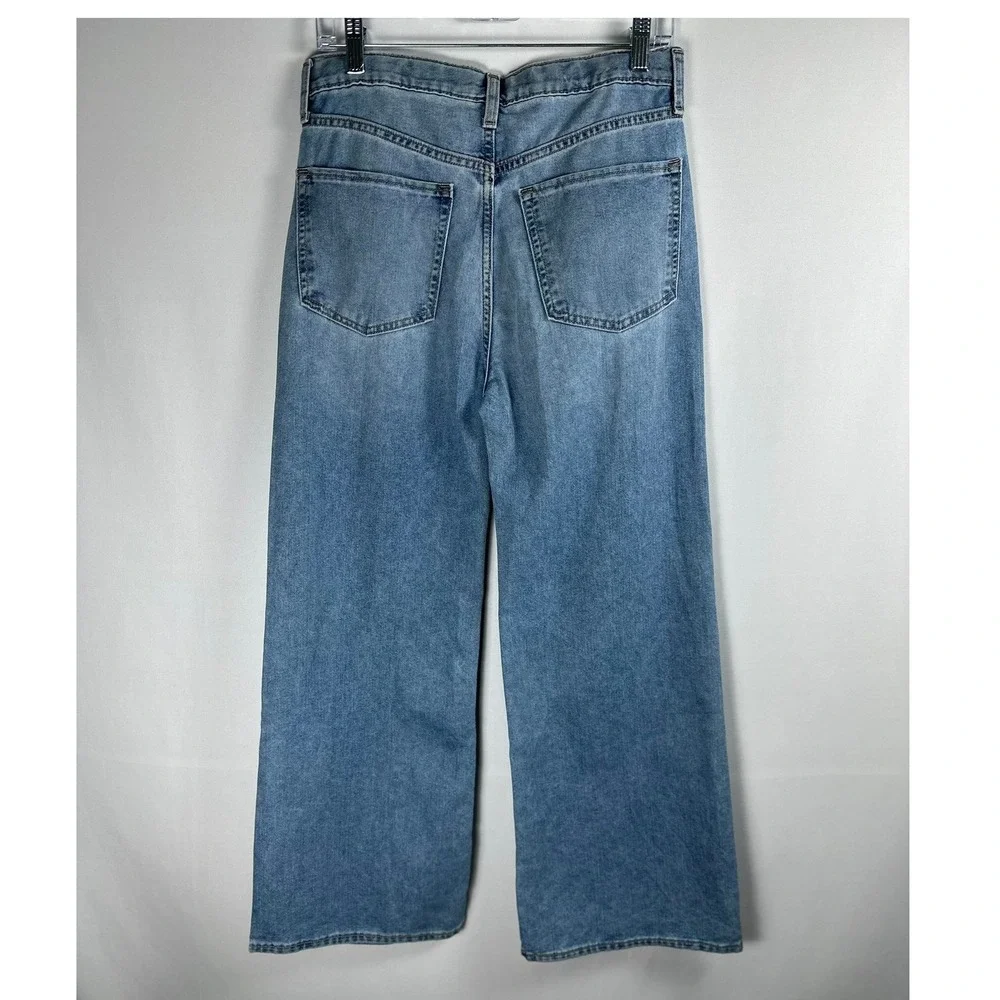 NWT Old Navy Baggy Wide Leg Jeans‎ Girls 18/30 Waist Blue Y2K 90s Streetwear